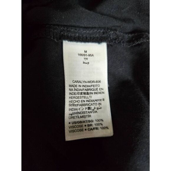 Caralyn Mirand The Drop Dress Size Medium Black Raglan Sleeve - Picture 5 of 5